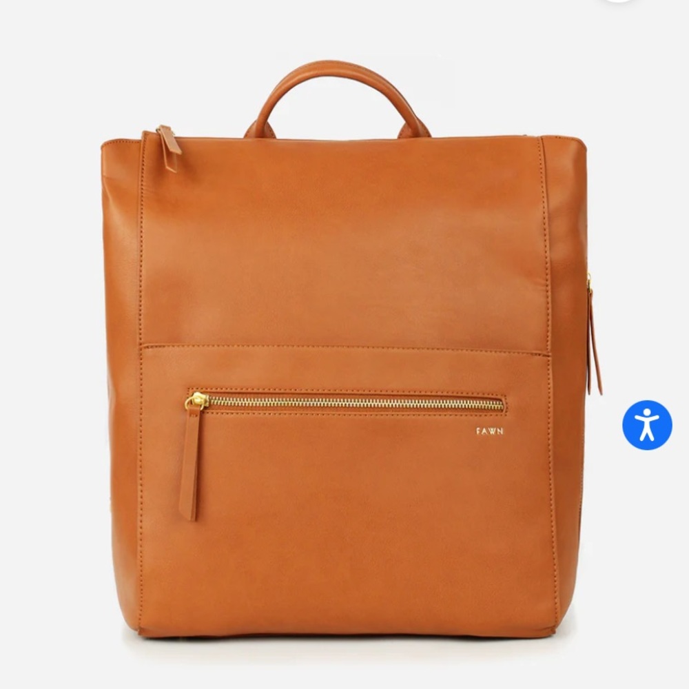 Fawn Design Square Diaper Bag in Brown
